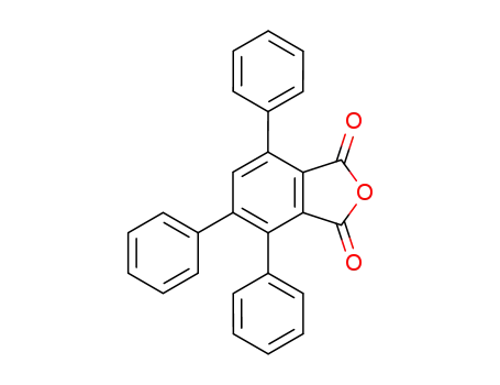 Molecular Structure of 64198-91-0 (1,3-Isobenzofurandione, 4,5,7-triphenyl-)