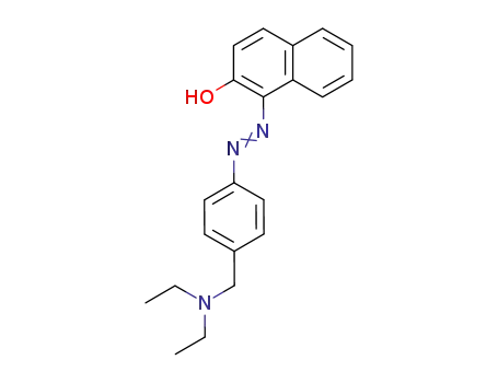 Molecular Structure of 1482-79-7 (2-Naphthalenol, 1-[[4-[(diethylamino)methyl]phenyl]azo]-)