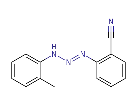 Molecular Structure of 62993-26-4 (Benzonitrile, 2-[3-(2-methylphenyl)-1-triazenyl]-)