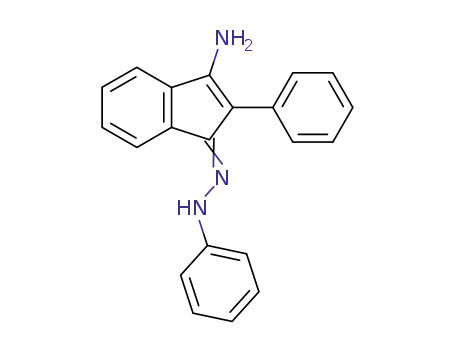 1H-Inden-1-one, 3-amino-2-phenyl-, phenylhydrazone