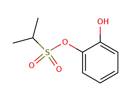 Molecular Structure of 64931-07-3 (2-Propanesulfonic acid, 2-hydroxyphenyl ester)