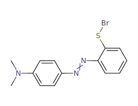 Molecular Structure of 65606-91-9 (Benzenesulfenyl bromide, 2-[[4-(dimethylamino)phenyl]azo]-)
