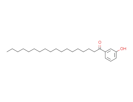 Molecular Structure of 63442-88-6 (1-Octadecanone, 1-(3-hydroxyphenyl)-)