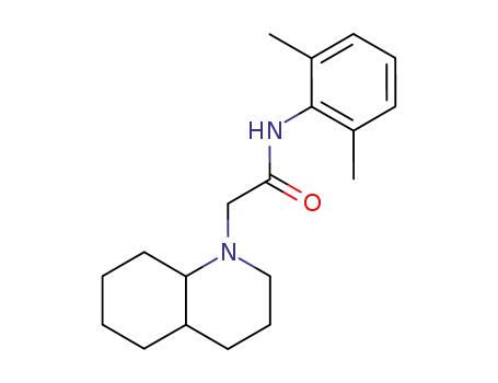 Molecular Structure of 848441-86-1 (1(2H)-Quinolineacetamide, N-(2,6-dimethylphenyl)octahydro-)