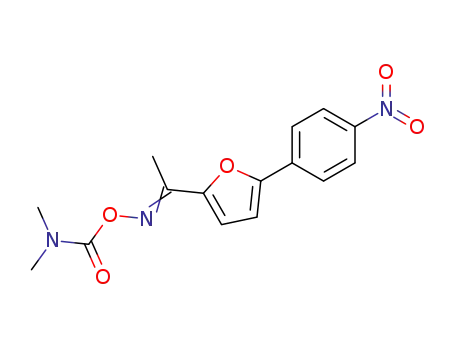 Ethanone, 1-[5-(4-nitrophenyl)-2-furanyl]-,
O-[(dimethylamino)carbonyl]oxime
