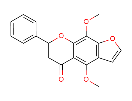 5H-Furo[3,2-g][1]benzopyran-5-one,
6,7-dihydro-4,9-dimethoxy-7-phenyl-