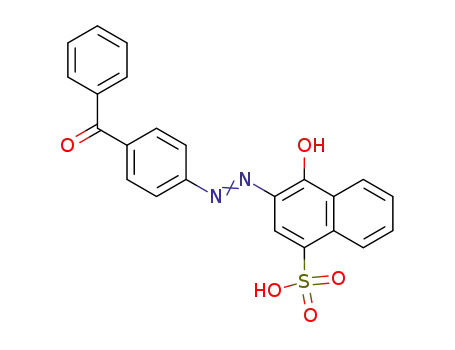 1-Naphthalenesulfonic acid, 3-[(4-benzoylphenyl)azo]-4-hydroxy-