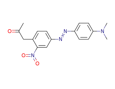 Molecular Structure of 63332-18-3 (2-Propanone, 1-[4-[[4-(dimethylamino)phenyl]azo]-2-nitrophenyl]-)
