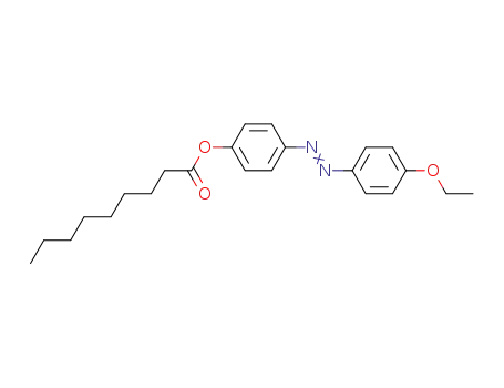 Molecular Structure of 54010-01-4 (Nonanoic acid, 4-[(4-ethoxyphenyl)azo]phenyl ester)