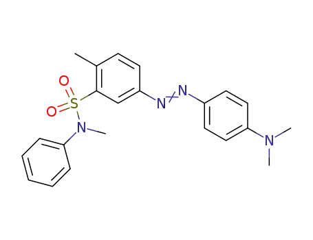 Molecular Structure of 59528-06-2 (Benzenesulfonamide,
5-[[4-(dimethylamino)phenyl]azo]-N,2-dimethyl-N-phenyl-)