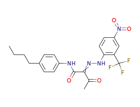 Butanamide,
N-(4-butylphenyl)-2-[[4-nitro-2-(trifluoromethyl)phenyl]hydrazono]-3-oxo-