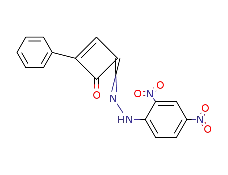 Molecular Structure of 67446-69-9 (3-Cyclobutene-1,2-dione, 3-phenyl-, 1-[(2,4-dinitrophenyl)hydrazone])