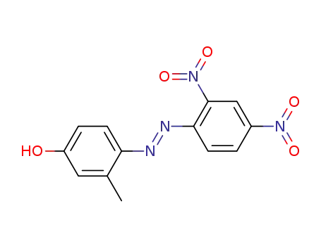 Molecular Structure of 1552-03-0 (3-Methyl-4-(2',4'-dinitrophenylazo)-phenol)