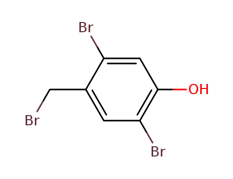 Molecular Structure of 109135-68-4 (Phenol, 2,5-dibromo-4-(bromomethyl)-)