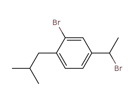 Benzene, 2-bromo-4-(1-bromoethyl)-1-(2-methylpropyl)-