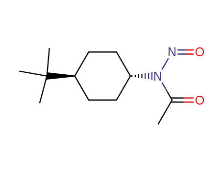 Molecular Structure of 62082-36-4 (Acetamide, N-[4-(1,1-dimethylethyl)cyclohexyl]-N-nitroso-, trans-)