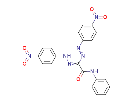 Molecular Structure of 62525-98-8 (Acetamide,
2-[(4-nitrophenyl)azo]-2-[(4-nitrophenyl)hydrazono]-N-phenyl-)