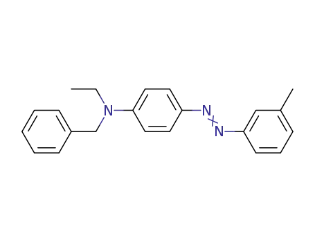 Molecular Structure of 59528-13-1 (Benzenemethanamine, N-ethyl-N-[4-[(3-methylphenyl)azo]phenyl]-)