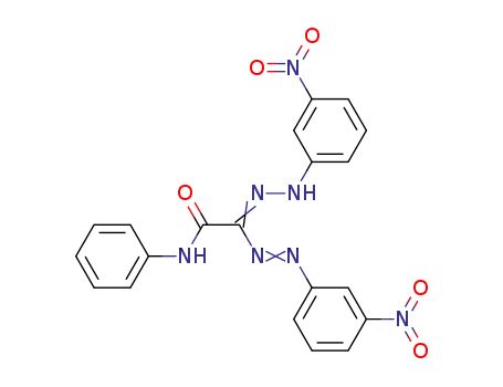 Molecular Structure of 62525-99-9 (Acetamide,
2-[(3-nitrophenyl)azo]-2-[(3-nitrophenyl)hydrazono]-N-phenyl-)