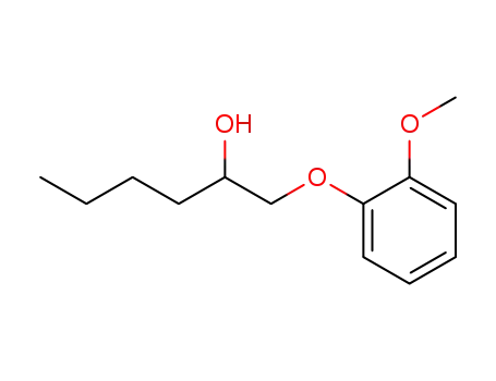 Molecular Structure of 63332-25-2 (2-Hexanol, 1-(2-methoxyphenoxy)-)