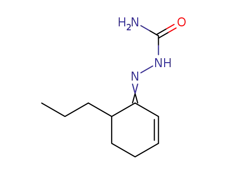 Molecular Structure of 63606-86-0 (Hydrazinecarboxamide, 2-(6-propyl-2-cyclohexen-1-ylidene)-)