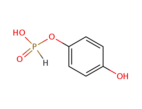 Molecular Structure of 61612-85-9 (Phosphonic acid, mono(4-hydroxyphenyl) ester)
