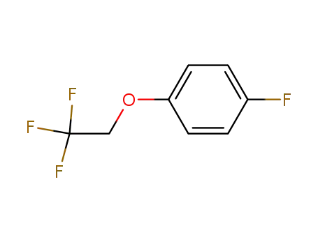 Molecular Structure of 62158-87-6 (Benzene, 1-fluoro-4-(2,2,2-trifluoroethoxy)-)