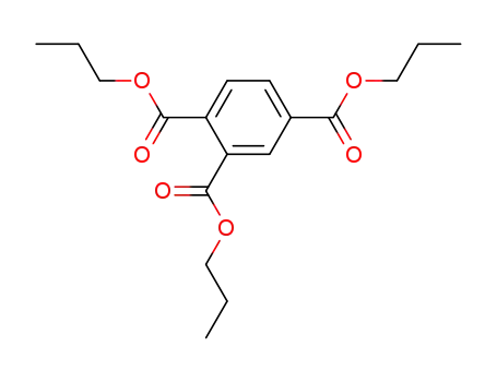 Molecular Structure of 1528-54-7 (1,2,4-Benzenetricarboxylic acid, tripropyl ester)