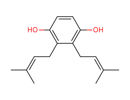 2,3-Bis(3-methylbut-2-en-1-yl)benzene-1,4-diol