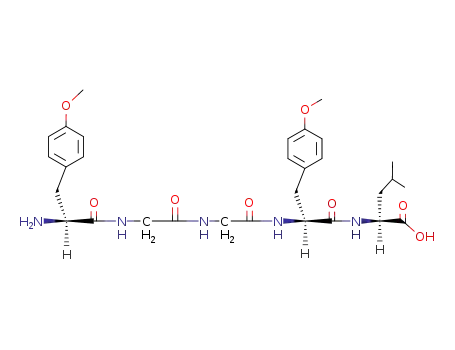 L-Leucine,
N-[O-methyl-N-[N-[N-(O-methyl-L-tyrosyl)glycyl]glycyl]-L-tyrosyl]-