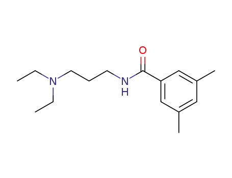Molecular Structure of 61909-39-5 (Benzamide, N-[3-(diethylamino)propyl]-3,5-dimethyl-)
