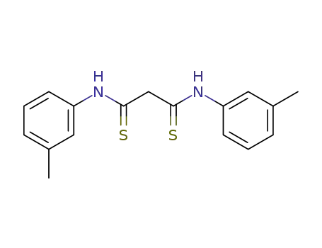 Molecular Structure of 5263-19-4 (Propanedithioamide, N,N'-bis(3-methylphenyl)-)