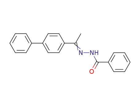 Molecular Structure of 39575-19-4 (Benzoic acid,2-(1-[1,1'-biphenyl]-4-ylethylidene)hydrazide)