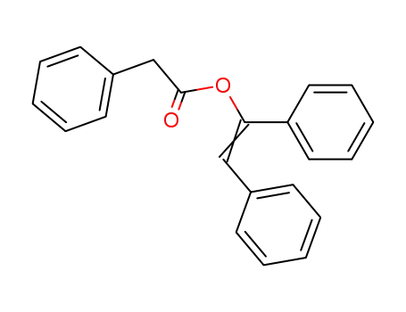 Molecular Structure of 63856-80-4 (Benzeneacetic acid, 1,2-diphenylethenyl ester)
