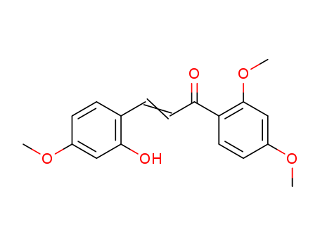 2-Propen-1-one, 1-(2,4-dimethoxyphenyl)-3-(2-hydroxy-4-methoxyphenyl)-