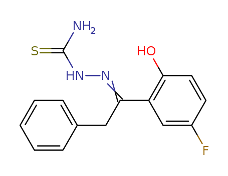 Hydrazinecarbothioamide,  2-[1-(5-fluoro-2-hydroxyphenyl)-2-phenylethylidene]-