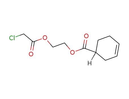 Molecular Structure of 53001-64-2 (3-Cyclohexene-1-carboxylic acid, 2-[(chloroacetyl)oxy]ethyl ester)