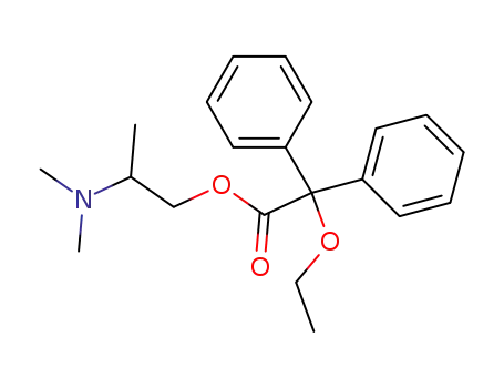 Acetic acid, ethoxydiphenyl-, 2-(dimethylamino)propyl ester