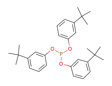 Molecular Structure of 31597-58-7 (Phenol, 3-(1,1-dimethylethyl)-, phosphite (3:1))