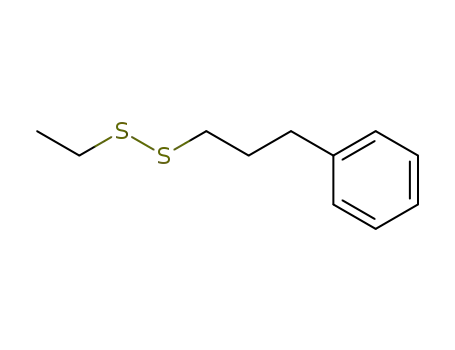 Molecular Structure of 63435-08-5 (Disulfide, ethyl 3-phenylpropyl)