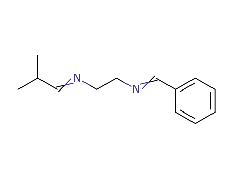 Molecular Structure of 62730-95-4 (1,2-Ethanediamine, N-(2-methylpropylidene)-N'-(phenylmethylene)-)