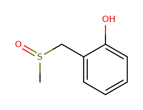 Molecular Structure of 53380-28-2 (Phenol, 2-[(methylsulfinyl)methyl]-)