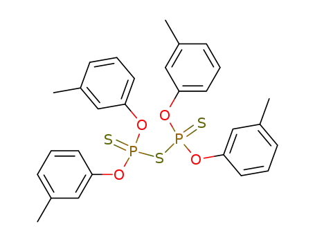 Molecular Structure of 34789-57-6 (bis(O,O'-di-m-tolylphosphorothioyl) sulfide)