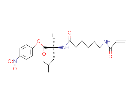 L-Leucine, N-[6-[(2-methyl-1-oxo-2-propenyl)amino]-1-oxohexyl]-,
4-nitrophenyl ester