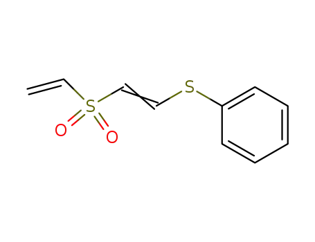 Molecular Structure of 61442-05-5 (Benzene, [[2-(ethenylsulfonyl)ethenyl]thio]-)