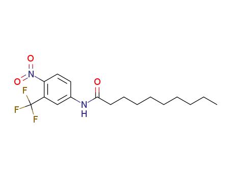 Molecular Structure of 10023-95-7 (Decanamide,N-[4-nitro-3-(trifluoromethyl)phenyl]-)