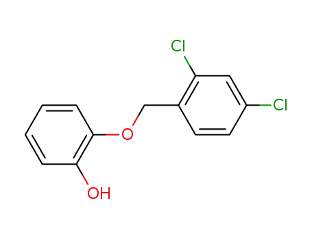 Molecular Structure of 32692-35-6 (Phenol, 2-[(2,4-dichlorophenyl)methoxy]-)