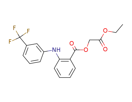 Molecular Structure of 30650-55-6 (Benzoic acid, 2-[[3-(trifluoromethyl)phenyl]amino]-, 2-ethoxy-2-oxoethyl
ester)