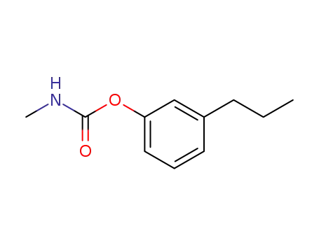 Molecular Structure of 3942-46-9 (Phenol, 3-propyl-, methylcarbamate)