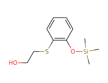 Molecular Structure of 58952-76-4 (Ethanol, 2-[[2-[(trimethylsilyl)oxy]phenyl]thio]-)